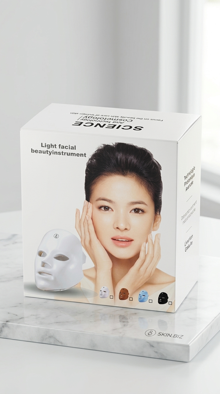 Masque LED LUMINA – Soin Visage à Lumière LED