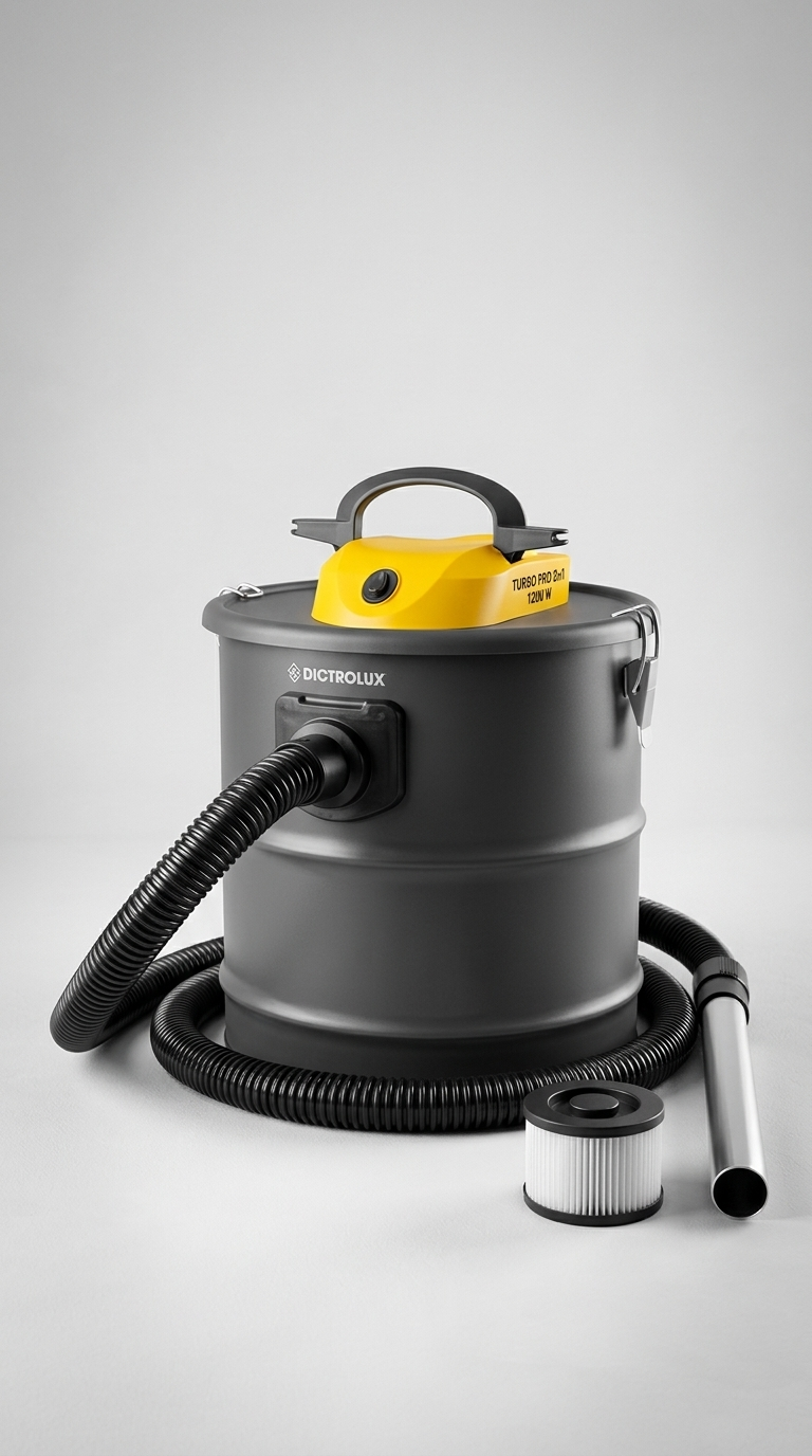 DICTROLUX Turbo Pro 1200 W – Aspirateur Souffleur 2-en-1 20 L avec Filtre HEPA