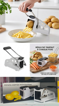 Coupe-Frites Professionnel Multifonction – Frites Parfaites en Quelques Secondes