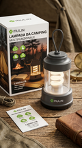 Lampe de Camping Multifonctionnelle Rechargeable – Éclairage 3 Modes, Crochet & Base Magnétique